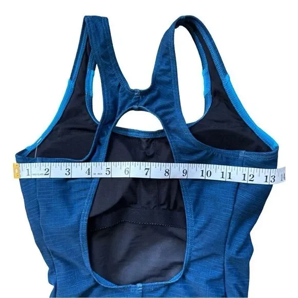 TYR Women's Maxfit Splice Swimsuit - Navy & Blue Size 8 NWT